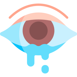 olho lacrimejante Ícone