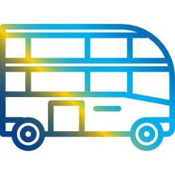 bus de tournée Icône