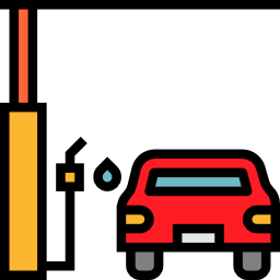 posto de gasolina Ícone