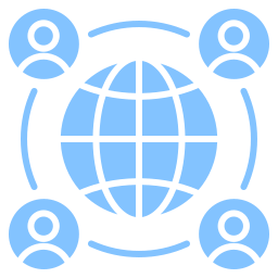 Глобальное соединение иконка