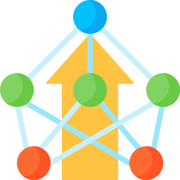 réseau neuronal Icône