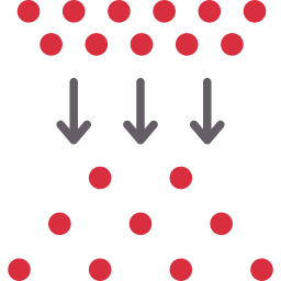 la diffusion Icône