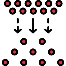 la diffusion Icône