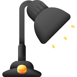 Desk lamp icon