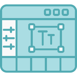 text editor Ícone