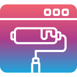 hulpmiddel voor schilderen icoon