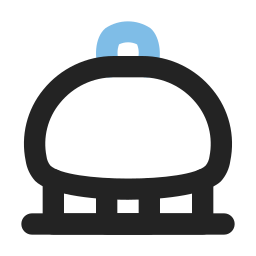 dzwonek biurkowy ikona