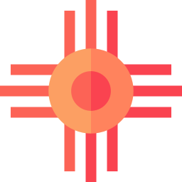 słońce rdzennych amerykanów ikona