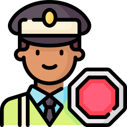 Oficial de tráfico icono