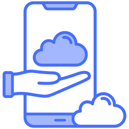 cloud service Icône