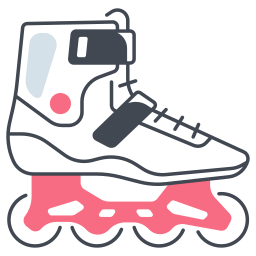 patins à roulettes Icône