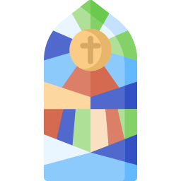 vetro colorato icona