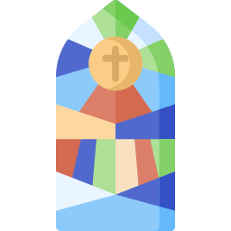 Stained glass icon