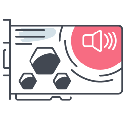 scheda audio icona