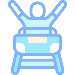 Roller coaster icon