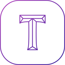 Letter T  icon