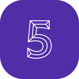 número 5 Ícone