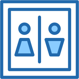 segni di servizi igienici icona