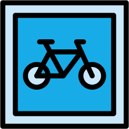 Carril bici icono