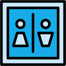 signos de baño icono