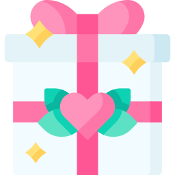 caja de regalo icono