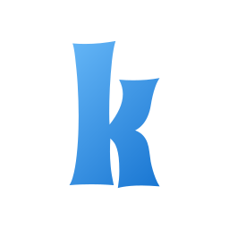 lettre k Icône