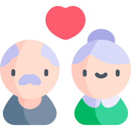 Бабушка и дедушка иконка
