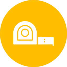 Measuring tape icon