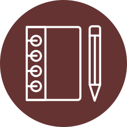 schetsboek icoon