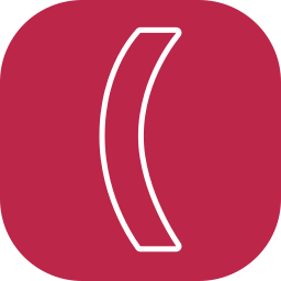 오픈 브래킷 icon