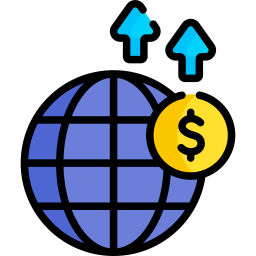 Économie mondiale Icône
