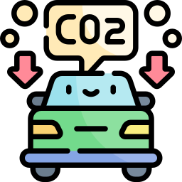 geringe emission icon
