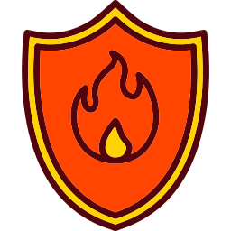 prevención de fuego icono