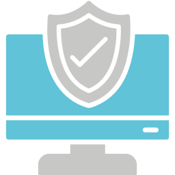 Computer insurance icon