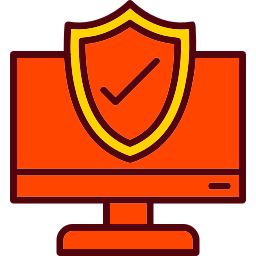 Computer insurance icon