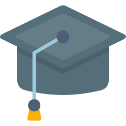 Graduation cap icon