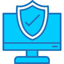 Computer insurance icon