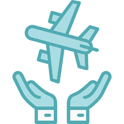 Travel insurance icon