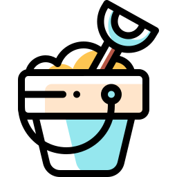 Sand bucket icon