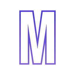 Letter m icon