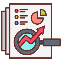 investigación de mercado icono