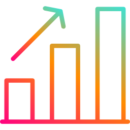 gráfico de barras icono