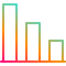 gráfico de barras icono