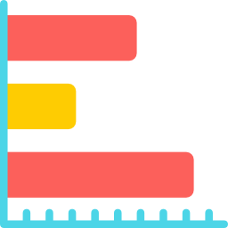 diagramme à bandes Icône