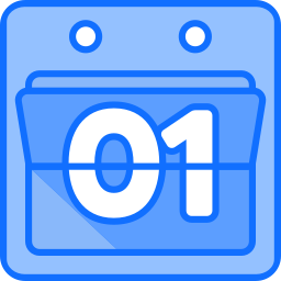 Calendar date icon