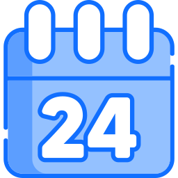 Calendar date icon