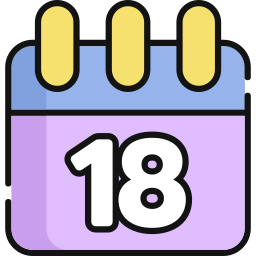 Calendar date icon