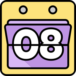 Calendar date icon