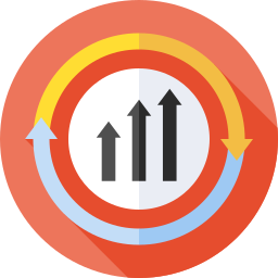 Continuous improvement icon