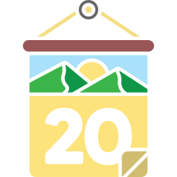 Calendar date icon